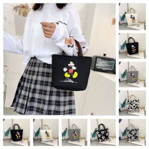XINSU38 Cartoon  Mouse Tote Bag Zipper Anime  Crossbody Bag Casual Single Shoulder  Canvas Bag Shopping