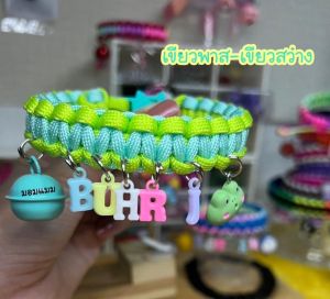 ปลอกคอสัตว์เลี้ยง ห้อยอักษรชื่อ