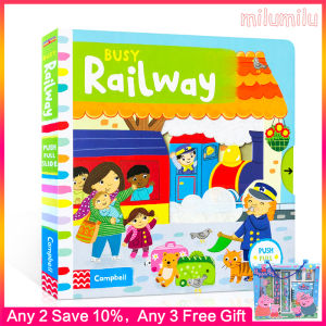 Busy Railwayหนังสือนิทานการศึกษาเด็กปฐมวัยหนังสือภาษาอังกฤษ