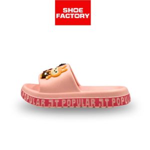 Age 8-10+ Yrs Kids Labubu Sandals Slipper Size 30-35 Selipar Sandal Budak by Shoe Factory Malaysia