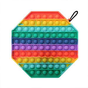 Pop It Giant Huge Rainbow Push Pop Bubble Fidget Pop It Fidget Toy Sensory Toy Stress Relief for Homeschool and for Kid Pop It Big