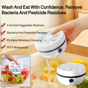 [Free Your Hands]Automatic Vegetable Washing Machine For Fruits And Vegetables Household Sterilization Machine For Fruits And Veggies