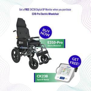 iCare E310-Pro New Model Electric Wheelchair Heavy Duty for Disabled and Elderly(50kg w/ batteries)