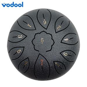 VODOOL 11 Tune Steel Tongue Drum - 6 Inch Percussion Instrument for Beginners - Great for Music Therapy and Stress Relief