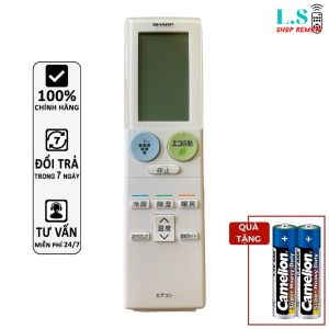 Remote điều khiển điều hoà máy lạnh Sharp 2 chiều 1 chiều A943JB nội địa chữ nhậy hàng chính hãng mới 100%