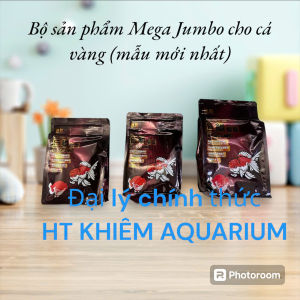 [TẶNG MEN TIÊU HOÁ]Cám cá vàng - các loại cá cảnh (đạm cực cao) chuyên thúc size cá MEGA JUMBO