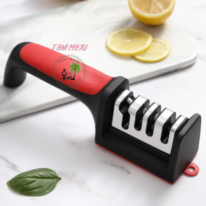 TM / 4IN 1 Knife Sharpener 4 Stage Sharpening Knives Tungsten Steel 304 Stainless Steel Grinding Tool / PISAU ASAH / 283