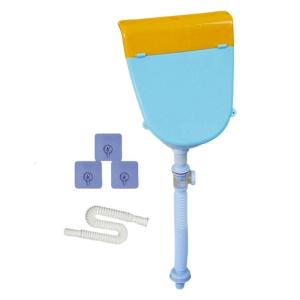 Treo tường nơi để tiểu cho bé trai không khoan yêu cầu dễ dàng để làm sạch nhựa với mở rộng cống Outlet Đơn giản cài đặt cho nhà