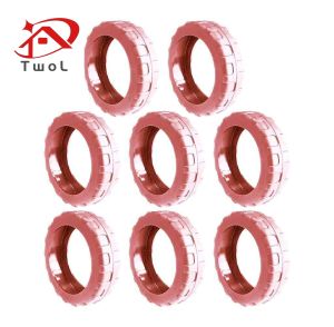 Stock no.170 8pcs/Set Luggage Wheel Protector Noise Reduction Antiskid Shock Absorption Durable