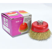 แปรงลวดถ้วย ถ้วยแปรงลวด แปรงลวดถ้วยขนาด. สำหรับงาน ขัดเงา ปัดเงา ทำความสะอาดชิ้นงาน ขัดลอกสี ขัดสนิม