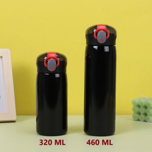 TUMBLER TERMOS BOTOL MINUM ANAK 320 ML 460 ML STAINLESS STEEL 304 DENGAN SEDOTAN / PORTABLE VACUUM CUP INSULATED BOTTLE HOT & COOL / TERMOS TAHAN PANAS & DINGIN