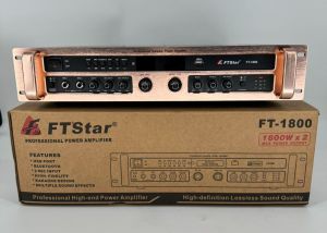 FT STAR Professional High-end Power Ampilfier With FM/USB/SD/BT Player - 1800Watts PMPO(FT-1800)/URANUS