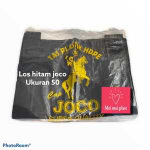 KANTONG PLASTIK/KANTONG KRESEK LOS HITAM/KANTONG KRESEK HITAM/KANTONG PLASTIK KECIL BESAR JUMBO MEREK JOCO UK 50 JUMBO TEBAL 800 GRAM TERMURAH DAN BERKUALITAS
