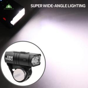 [Jocestyle Mall]ไฟจักรยาน LED 10W 800LM 6 โหมด USB ชาร์จไฟหน้า MTB