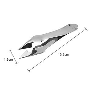 [Ready Stock] Stainless Steel Pineapple Eye Peeler Seed Remover Clip Pineapple Knife Slicer Cutter Pengupas Mata Nenas Pengupas Nanas 菠萝削皮器