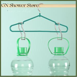 GNStore[COD] ที่แขวนเสื้อผ้าพร้อมร่องสำหรับแอร์สำหรับผู้ใหญ่ที่แขวนเสื้อโค้ทพลาสติกหนาแบบเรียบง่ายกันลื่นที่แขวนเสื้อโค้ทสีฟ้าเขียว