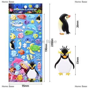 [COD] Home Base SHARK Dolphin Fish STEREO Bubble สติกเกอร์ไดอารี่สติกเกอร์ตกแต่งเครื่องเขียนสติกเกอร์