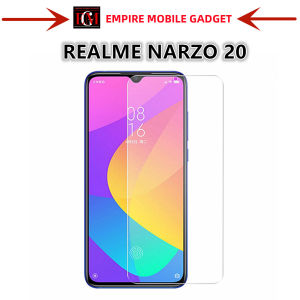REALME NARZO 20 / REALME NARZO 30A / REALME NARZO 50i TEMPERED GLASS SCREEN PROTECTOR - CLEAR