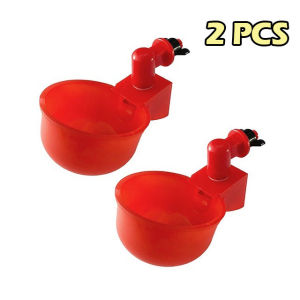 6Pcs Chicken Cup Waterer Water Cups Automatic Water Drinker Bowl Feeder for Poultry Duck Goose