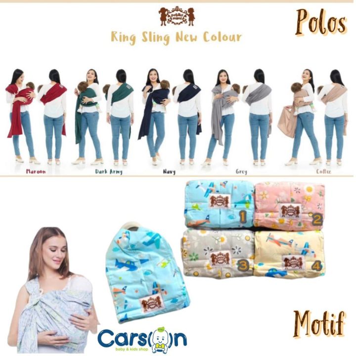 Petite Mimi Gendongan Ring Sling Gendongan Bayi Petite Mimi