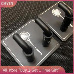 [COD] CHYIN Wall Mounted Racket Holder Tennis Racket Holder Badminton Racket Holder Stainless Steel Wall Hook Storage Rack