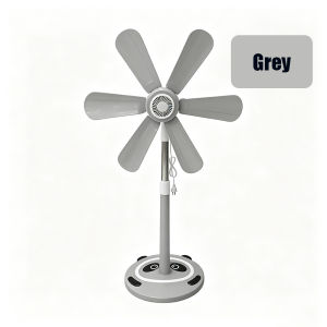 Strong Wind Silent floor fan 6leaves Stand Fan Electric Fan Super for Home Office Bedroom Kids Room