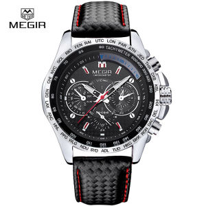 Dropshipping Megir MEGIR Mens Watch Sports Hot Selling Watch Fake Three-Eye Luminous Mens Watch 1010G