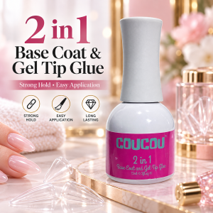 Happy Pretty shop Coucou 2 in 1 Basecoat & Gel Tip Glue High Quality