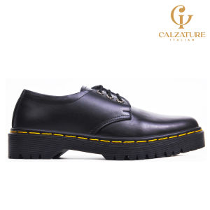 Calzature Sepatu Docmart Tali 3 Hole 1461 Kulit Asli