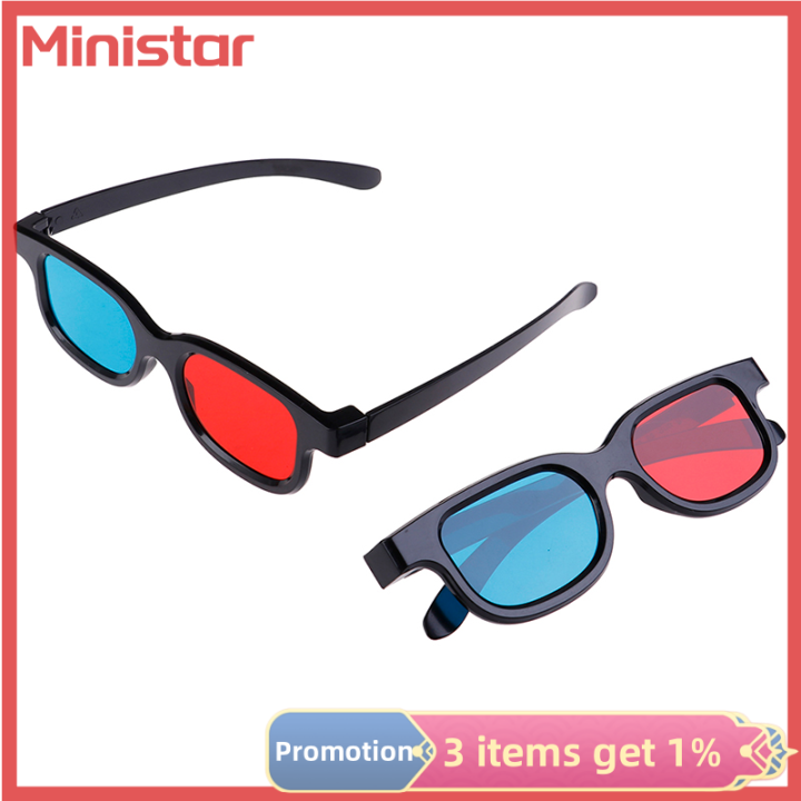 Ministar Universal red blue 3d glasses for dimensional anaglyph