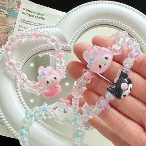 Gelang manik karakter kartun handmade gelang & gelang couple ikat kepala elastis wanita lucu