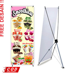 Ambil Promonya >> spanduk banner es buah smoothies terlaris 60x160cm