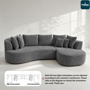 Trikings Compressed Sofa Lightweight Scratch Proof Multifunctional Minimalist for Apartment Bedroom Use