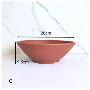 The Leaferie Bonsai Pot / Tray (Series 91) . Plant pot . Zisha . Flowerpot . Purple Sand Planter. Flower pots