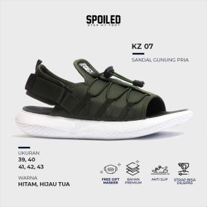 Spoiled - Kilimanjaro 07 Sandal Pria Travelling Sendal Gunung Laki - Laki Cowok Tali Strap Sepatu Kekinian KZ 07