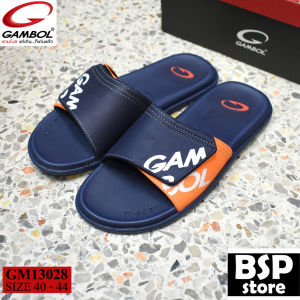 gambol รุ่น GM 13028 สีกรม รองเท้าแตะ GAMBOL (แกมโบล) ผลิตจาก GBOLD Technology™ คุณภาพมาตรฐานของแกมโบล นุ่ม เบา สบายเท้า ของแท้ 100%