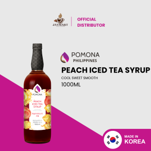 POMONA PEACH ICED0 TEA SYRUP (PEACH BLACK) 1000ML