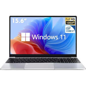Gaming Laptop 15.6 Inch 16GB RAM 2TB SSD Intel Core i7 Windows 11 | Fingerprint Scanner | for Gaming Student Business Lightweight Portable Computer