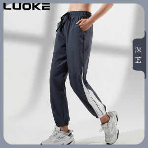 LUOKE Hip Hop Women Casual Trousers Black Loose Streetwear Pants High Waist Pockets Trousers Female Seluar Cycling Women