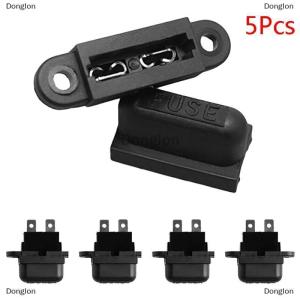 [COD] Donglon 5pcs 30A AMP Auto Blade Standard Fuse Holder BOX สำหรับรถบรรทุกเรือรถยนต์พร้อมฝาครอบ