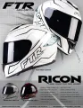 FTR RICON DUAL VISOR FULL FACE HELMET. 