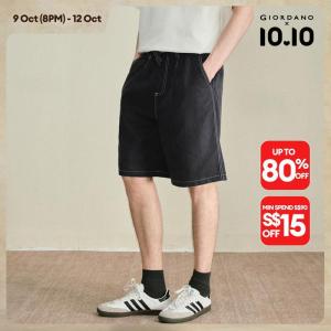 Giordano Men Men Elastic Waist Shorts Free Shipping 18106709