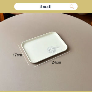 Worthbuy Minimalist Serving Tray Dulang Hidangan Minimalis Nordic Dessert Snack Tray Korean Style Plate