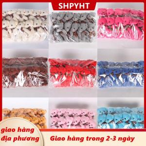 [COD] SHPYHT Giao hàng địa phương 12 cái lốc Gấu nhồi bông mềm đồ chơi búp bê gấu bông nhỏ quà tặng nhỏ
