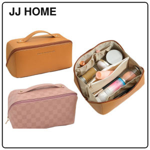 【JJ HOME】Handheld Cosmetic Storage Bag/INS-style Premium PU Makeup Bag/Large Capacity Travel Storage Bag