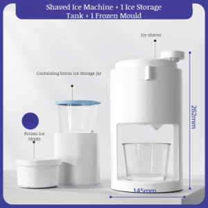 Home small manual ice machine wireless small hail ice machine sheep ice hand shaved ice machine