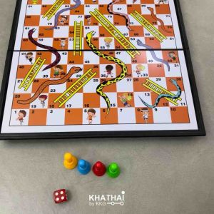 เกมส์บันไดงู แม่เหล็ก พับ พกพาได้ เกมส์กระดาน ใครถึง100ก่อนชนะ WT-C01 เกมบันไดงู เกมบันไดงูแม่เหล็ก - Lazada