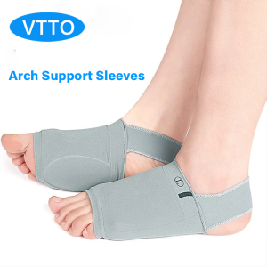 VTTO 1Pair Arch Support Sleeves Plantar Fasciitis Heel Spurs Strap Foot Care Flat Feet Relieve Pain Sleeve Socks Orthotic Insoles Pad