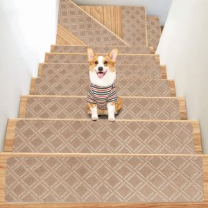JURHOMIE 76X20cm Staircase Mat Non-Slip Self-adhesive Door Mat Safety Protection Cover Pads Home Decor