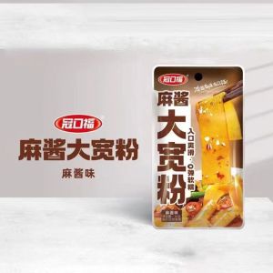 30g 冠口福麻酱大宽粉Guankoufu-Sesame-Sauce-Wide-Noodles-麻酱香辣网红休息零食即食小吃-零食小吃休闲食品